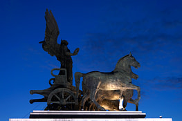Rom Denkmal Pferde