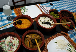 Sigiriya Asiri Homestay Abendessen