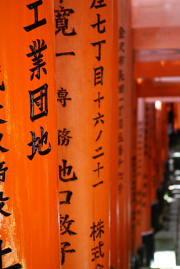 Kyoto Fushimi Inari Tori Close-Up