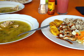 Kolumbien Essen Menu del Dia