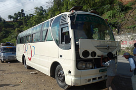 Nepal Transport Touristenbus