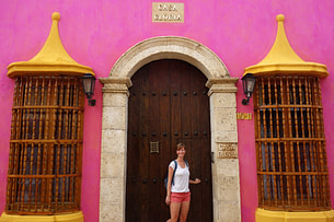 Cartagena pinkes Haus Franzi