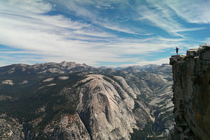 Yosemite Half Dome Wanderung Matthias oben