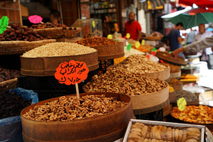 Amman Markt Nüsse