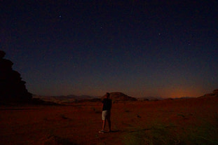 Wadi Rum Nacht Matthias