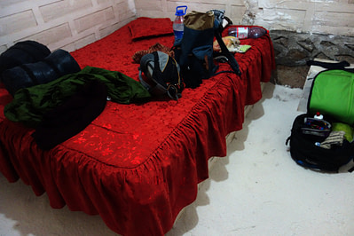 Salar de Uyuni Salzhotel Bett
