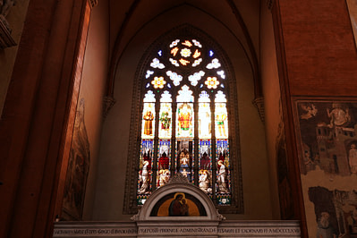 Bologna Basilika San Petronio Glasfenster