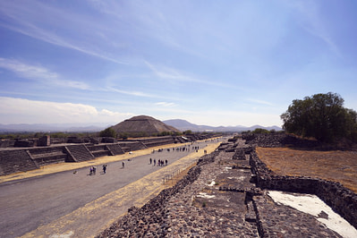 Teotihuacan Straße der Toten