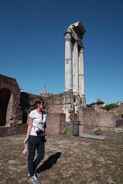 Forum Romanum Säule Franzi