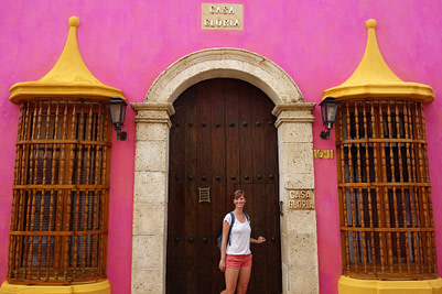 Cartagena pinkes Haus Franzi