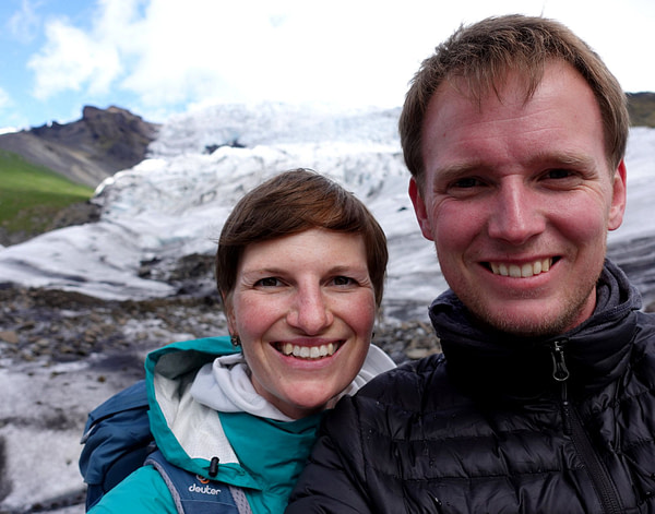 Gletscher Tour Island Selfie