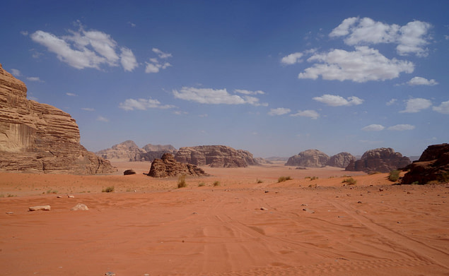 Wadi Rum Rote Wüste Berge