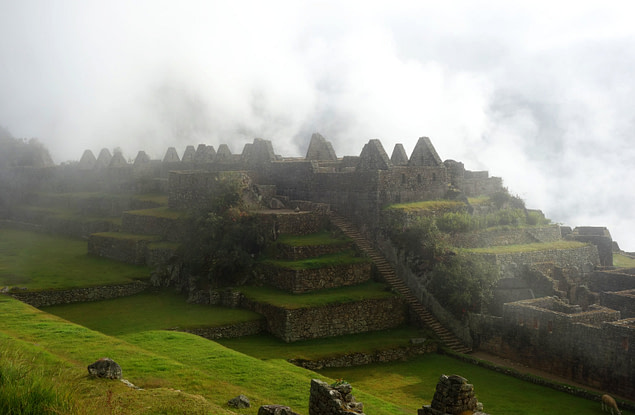Machu Picchu Nebel