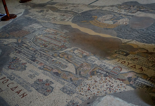 Madaba Mosaik Karte