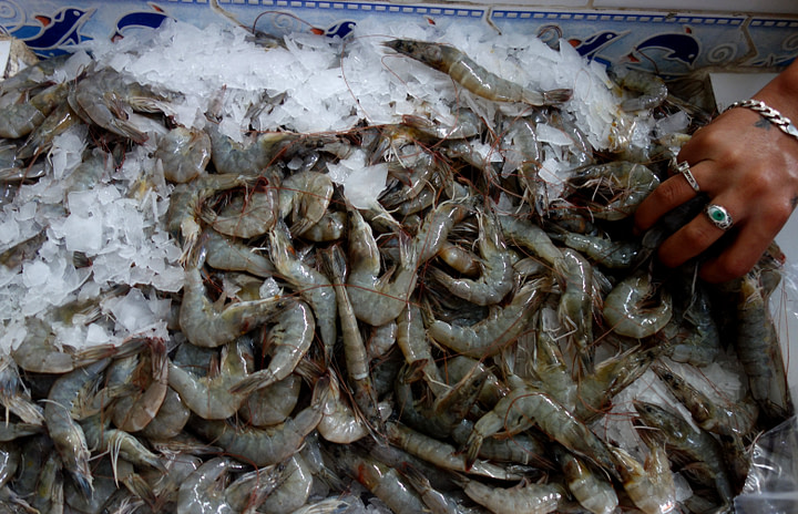Markt Puerto Escondido Shrimps