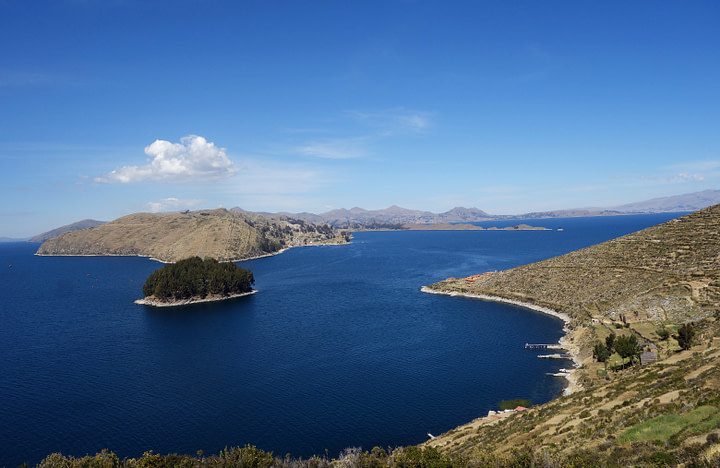 Titicacasee Isla del Sol Ausblick