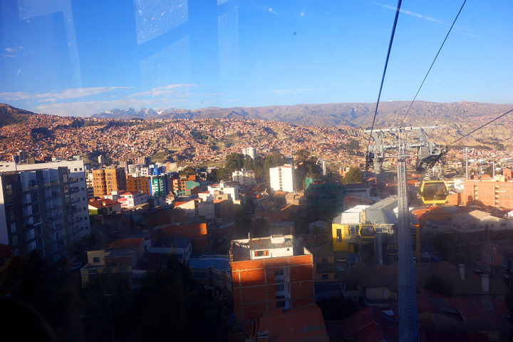 La Paz Teleferico Aussicht