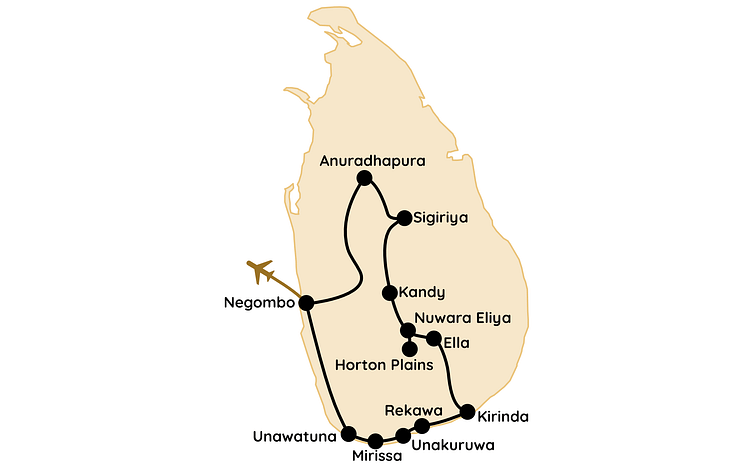 Sri Lanka Route