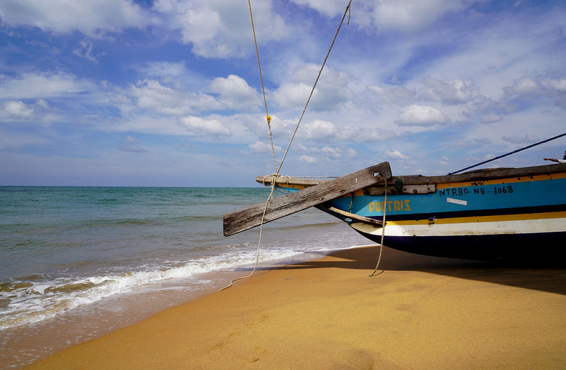 Negombo Segelboot Strand