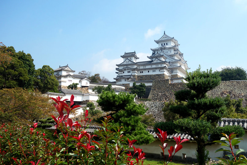 Himeji Burg mit Park