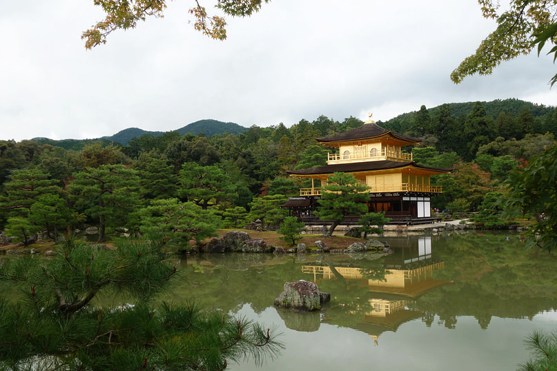 Kyoto Kinkaku-ji Tempel Goldener Pavillon