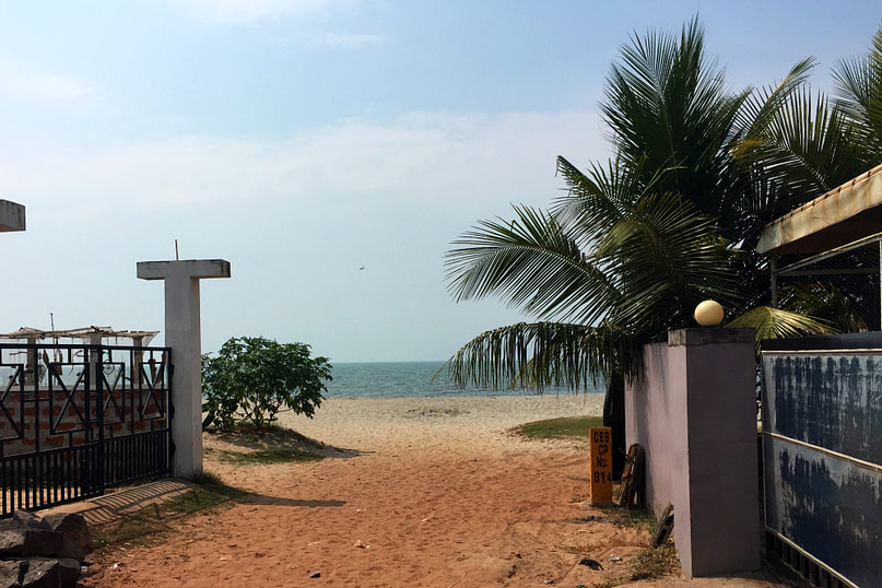 Indien Hotels Alleppey Strandzugang
