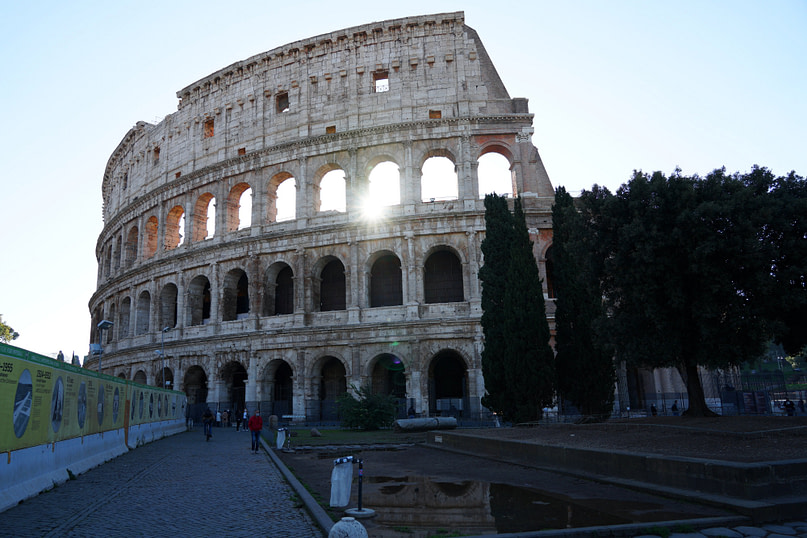 Rom Kolosseum Morgensonne