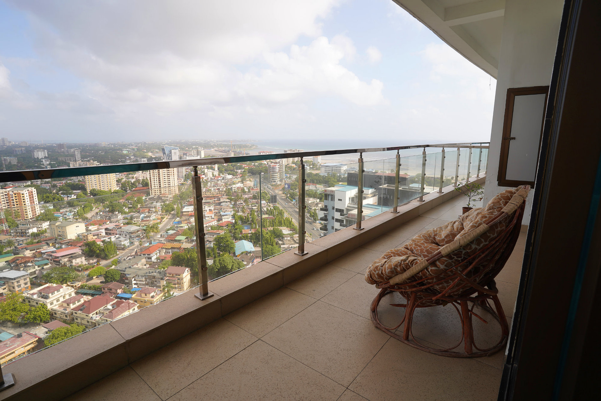 Dar Es Salaam Penthouse Balkon
