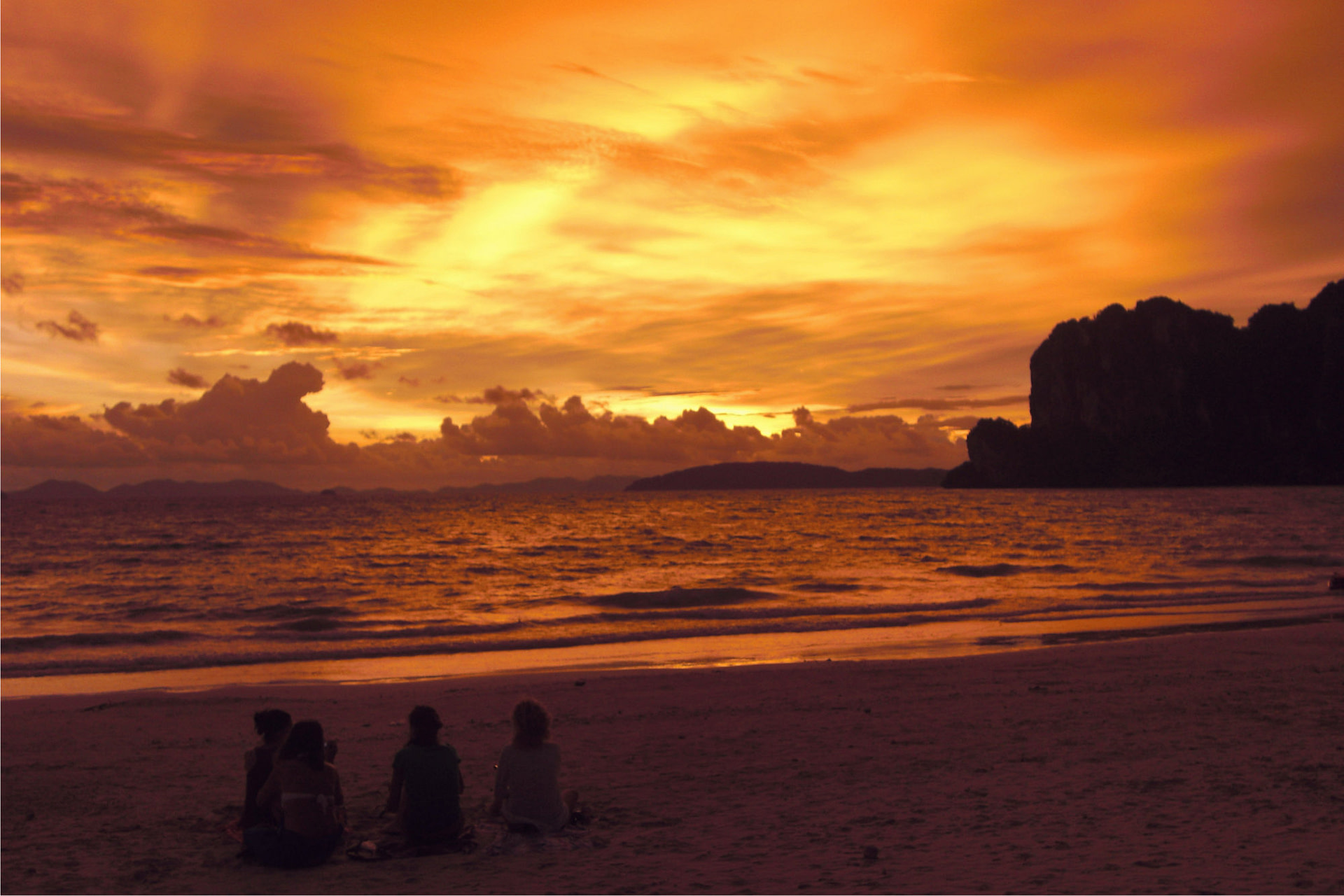 Railay Beach Sonnenuntergang