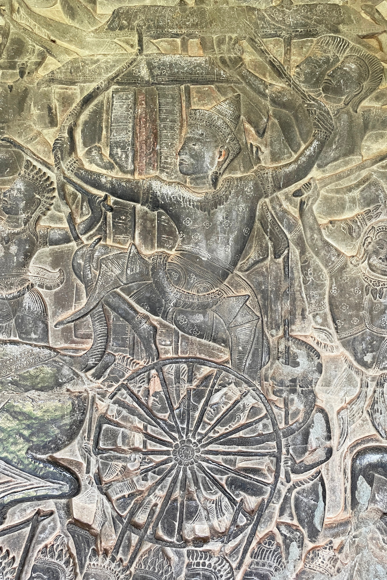 Ankgor Tempel Relief 1